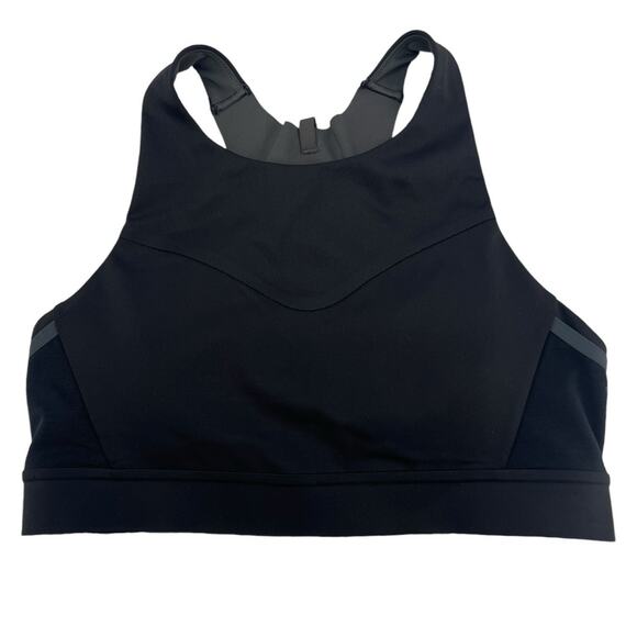 BROOKS Activewear Sports Running Bra Racer Back Padded Black Women's Size 34C - Picture 1 of 5